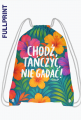 Plecak - Chodź tańczyć, nie gadać! - Color Hibiscus