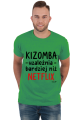 Koszulka Męska - Kizomba uzależnia bardziej niż Netflix - czarny napis
