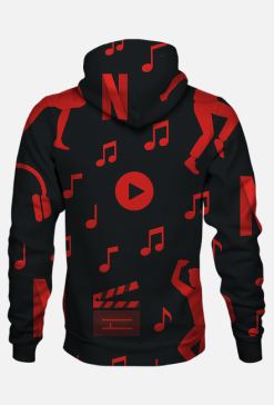Bluza z kapturem - Kizomba uzależnia bardziej niż Netflix - full print