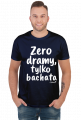 Koszulka Męska - "Zero dramy, tylko bachata" - biały napis