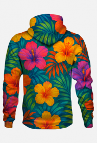 Bluza z kapturem – „Zero dramy, tylko bachata”- Hibiskus