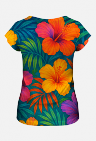 Koszulka Damska – „Keep Calm and Dance Salsa” - hibiskus