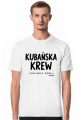 Koszulka Męska – „Kubańska krew – polskie nogi” - czarny napis