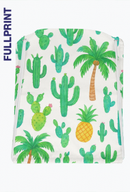 Plecak – „Kubańska krew – polskie nogi”- palmy i kaktusy