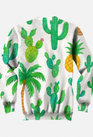 Bluza – „Nie przeszkadzać – trenuję cubanę” - kaktusy i palmy