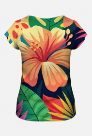 Damska Koszulka – „Najpierw kizomba potem cała reszta” - liście