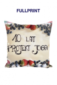 Fullprint poduszka 10 lat Projekt Joga