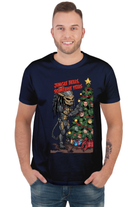 Predator z choinką