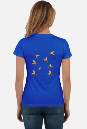 Nie jem miodu żuje pszczoły - t-shirt damski