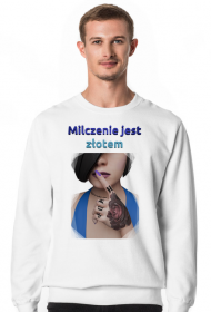 Milczenie jest złotem - bluza męska