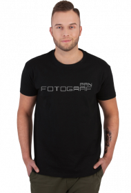 pan fotograf biały nadruk