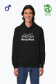 Bluza z kaputrem z białym logo