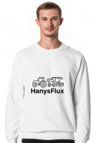 Bluza bez kaptura z czarnym logo