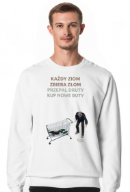 Każdy ziom zbiera złom - bluza męska