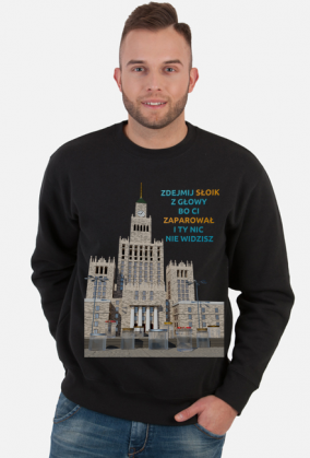 Zdejmij słoik z głowy - bluza męska