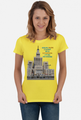 Zdejmij słoik z głowy - t-shirt damski