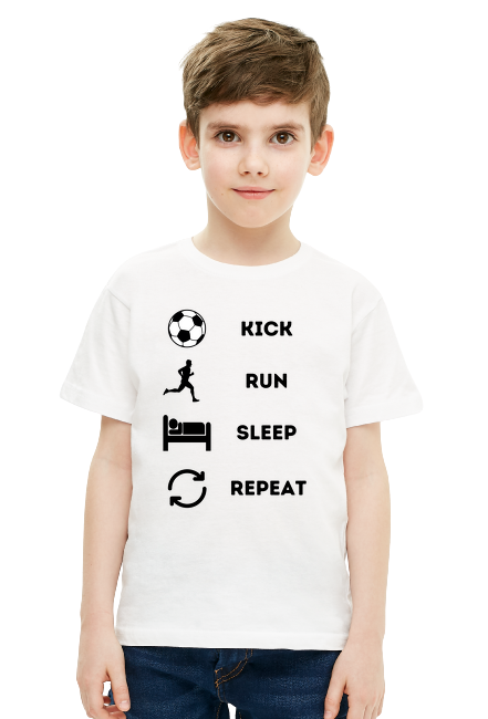 Kick Run Sleep Repeat Boy