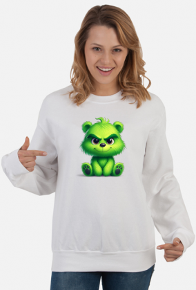 bluza damska miś Grinch