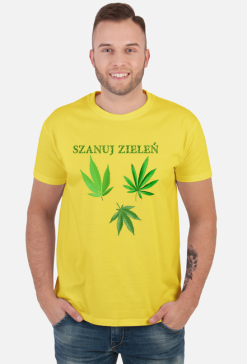 Szanuj zieleń - t-shirt męski