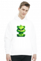 bluza męska z kapturem miś Grinch