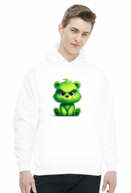 bluza męska z kapturem miś Grinch