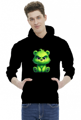 bluza męska z kapturem miś Grinch