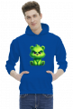 bluza męska z kapturem miś Grinch