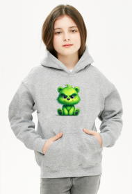 bluza dziecięca z kapturem UNISEX miś Grinch