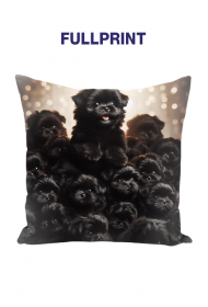 Poduszka jasiek czarne psiaki