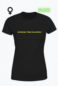 koszulka damska flluorescencyjna świecę przykładem