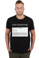 Access Violation Życiem T-shirt Czarny