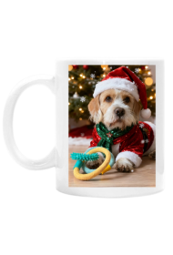 Kubek Świąteczny „Piesek w Przebraniu”