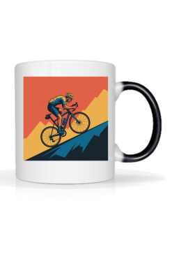 Kubek "Ride the climb" kolarz kolarstwo szosowe rower