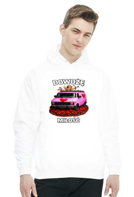 Bluza Męska "Dowożę miłość"