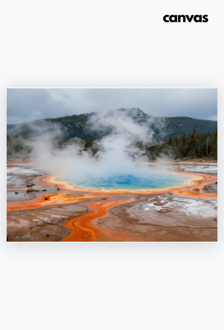 Płótno Canvas A2 Yellowstone