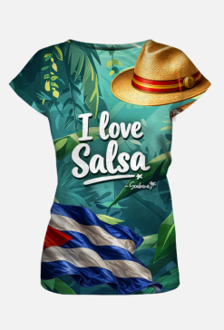Koszulka Damsk – I love Salsa