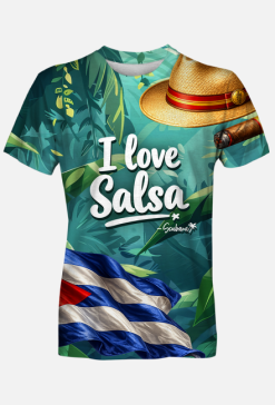Koszulka Męska – „I love Salsa"