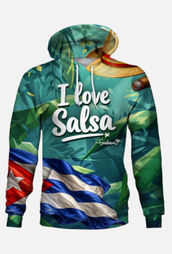 Bluza z kapturem – „I love Salsa"