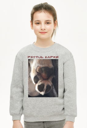 psytul łapke bluza dziewczynka