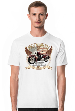 Koszulka Indian Motorcycle – Ride Hard. Live Free. | Dark Biker Style