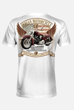 Koszulka Indian Motorcycle – Ride Hard. Live Free. | Dark Biker Style