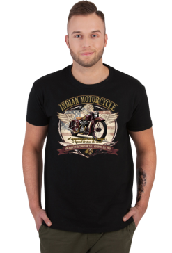 Koszulka Indian Motorcycle – Legenda Żyje na Drodze | Vintage Biker Design