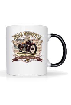 Kubek  Indian Motorcycle – Legenda Żyje na Drodze | Vintage Biker Design