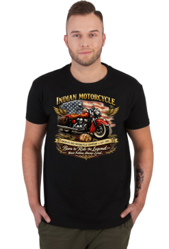 Koszulka Indian Motorcycle – Born to Ride the Legend | Vintage Americana