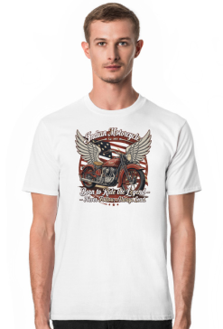 Koszulka Indian Motorcycle Est. 1901 – Motocykl Vintage Biker, Amerykański Chopper, Prezent dla Motocyklisty