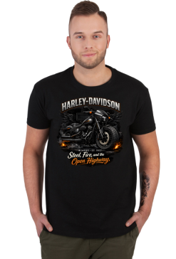 Koszulka motocyklowa biker cruiser 1903 – motocykl męska, moto styl, wolność, prezent dla motocyklisty