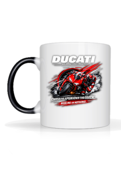 Kubek Ducati Desmodromic Racing Technology – Bologna 1926, sportowy motocykl, prezent dla motocyklisty