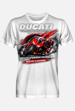 Koszulka Ducati Desmodromic Racing Technology – Bologna 1926, sportowy motocykl, prezent dla motocyklisty