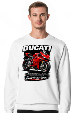 Bluza motocyklowa sportowa Bologna 1926 – czerwony superbike, Desmodromic Performance, prezent dla motocyklisty
