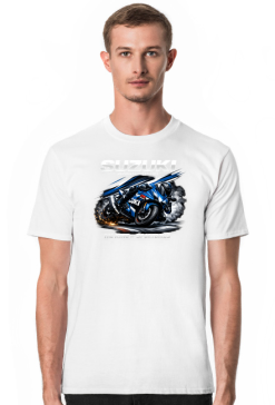 Koszulka Suzuki GSX‑R – The King of Sportbikes | Motocykl Sportowy, Track Edition, Prezent dla Motocyklisty